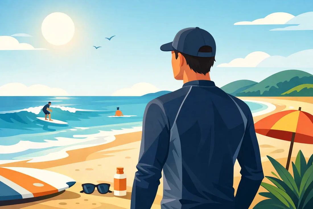 Men's Rashies for Long Days in the Australian Sun
